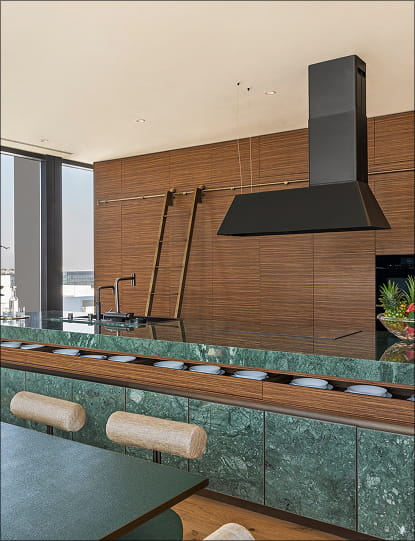 Linear kitchen